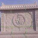 忻州 芝麻白花岗岩屏风，照壁，影壁