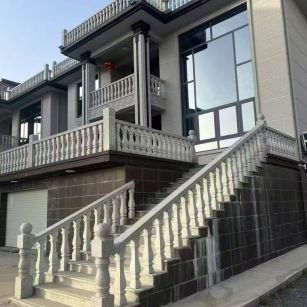 忻州 芝麻白别墅阳台栏杆，楼梯栏杆