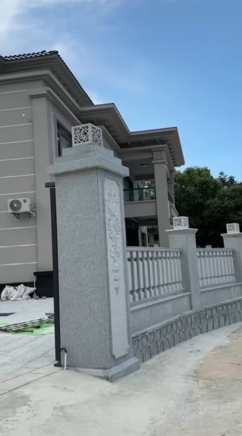 忻州 芝麻白别墅围墙栏杆，私人订制