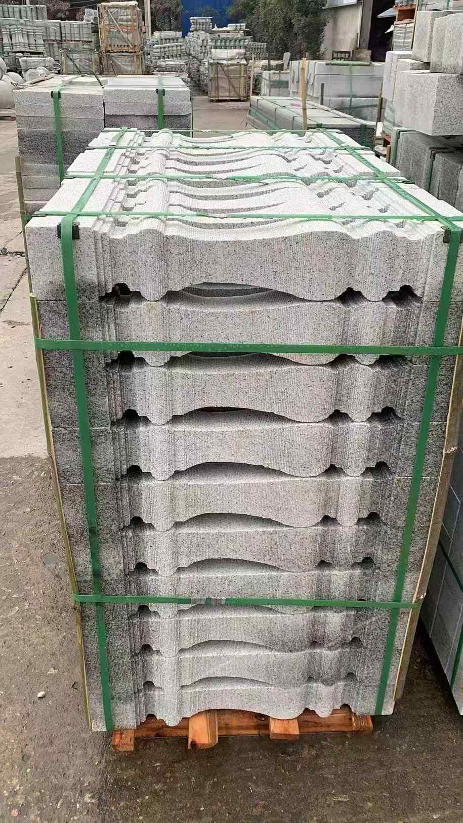 忻州 芝麻白方形拉丝面，栏杆花瓶柱