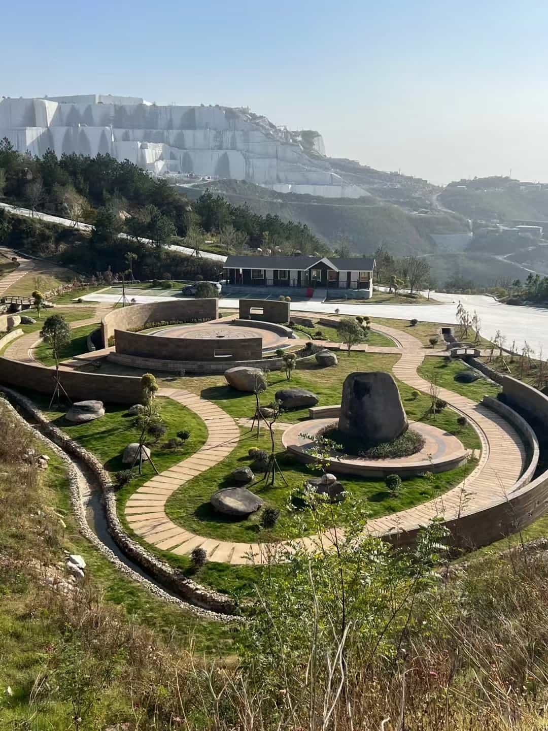 忻州仿古石铺装整体效果