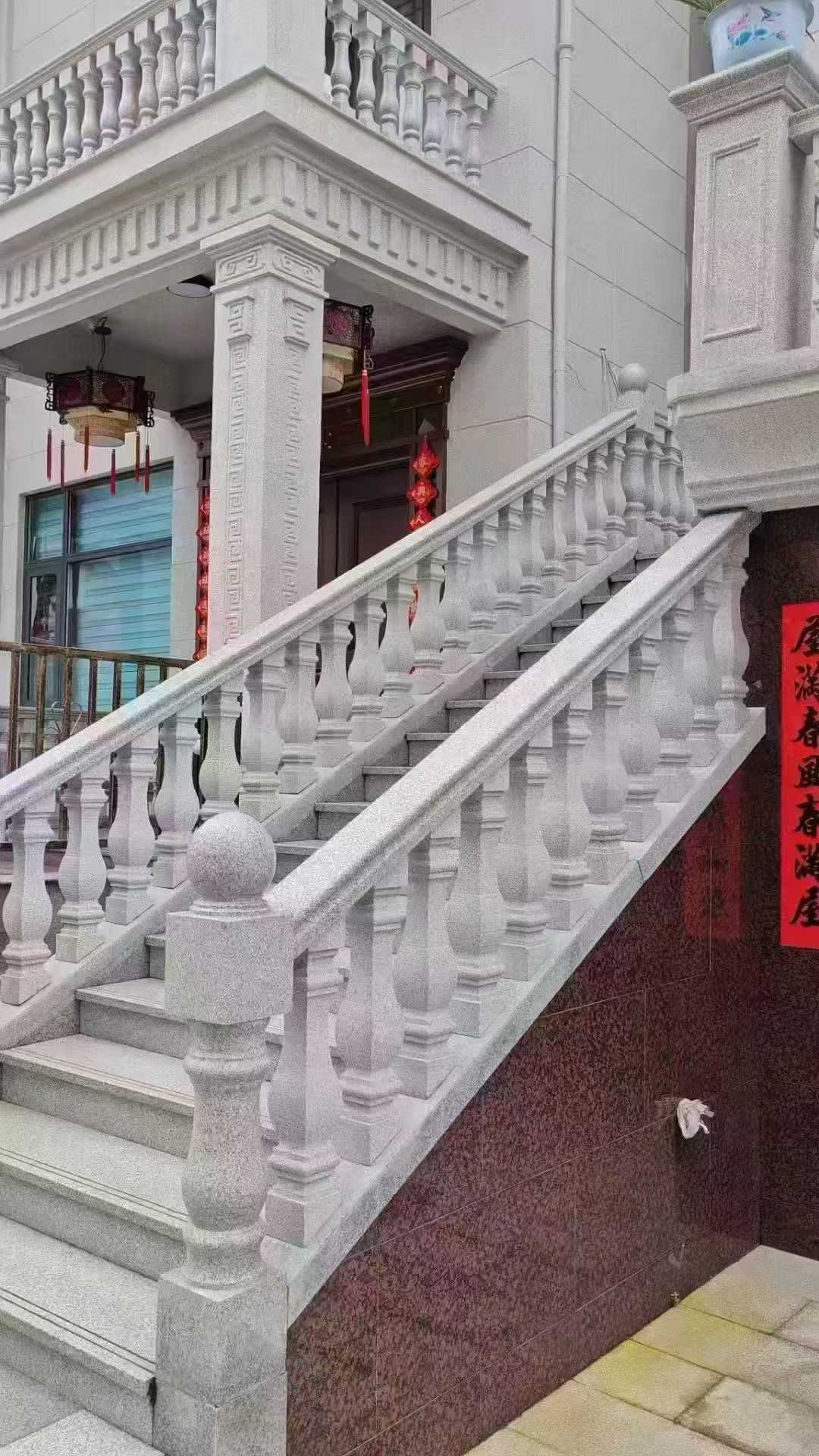 忻州 天然石材 阳台庭院护栏、栏杆