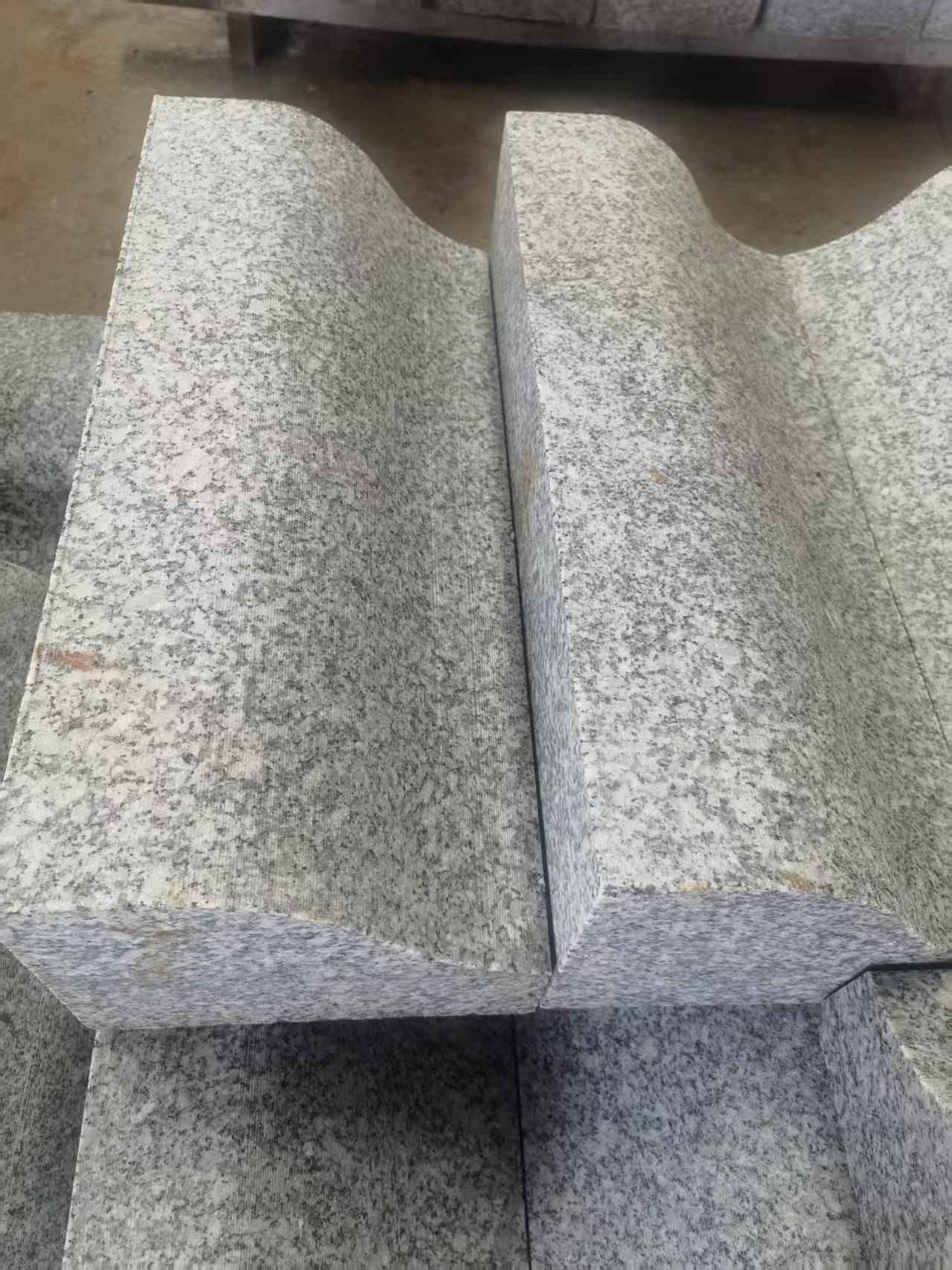 忻州芙蓉白S型拉丝面路沿石