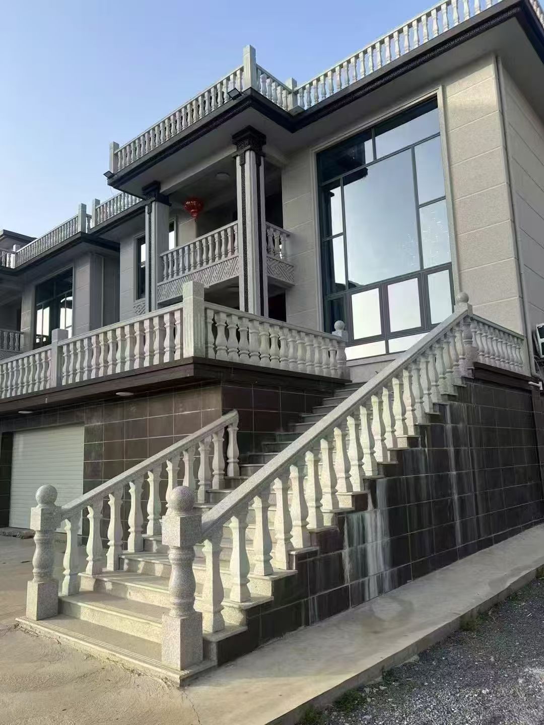 忻州 芝麻白别墅阳台栏杆，楼梯栏杆