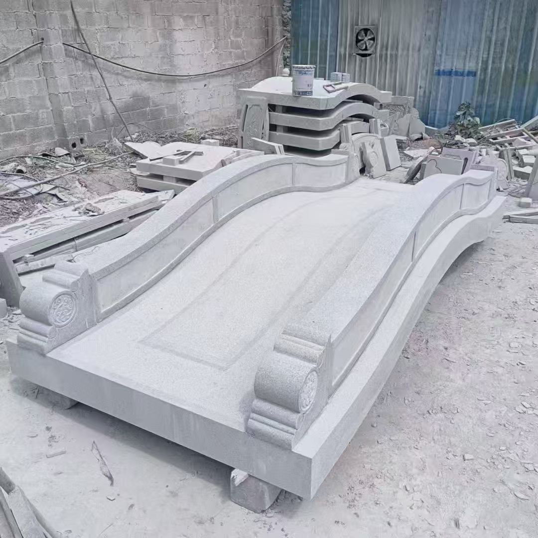 忻州 芝麻灰花岗岩园林景观 小石桥