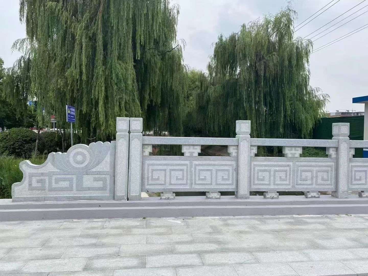 忻州 芝麻灰桥栏杆、河道栏杆安装效果